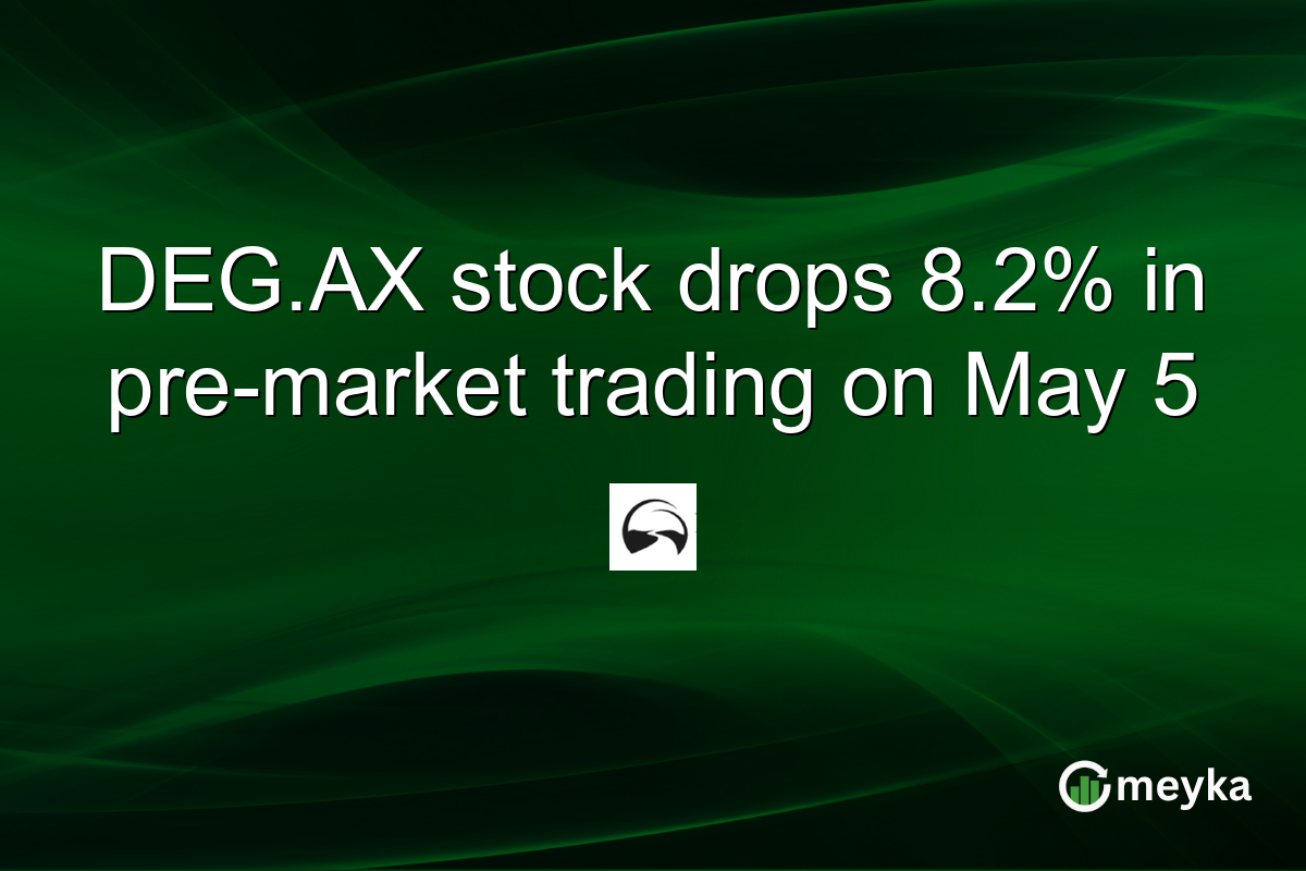 DEG.AX stock drops 8.2% in pre-market trading on May 5