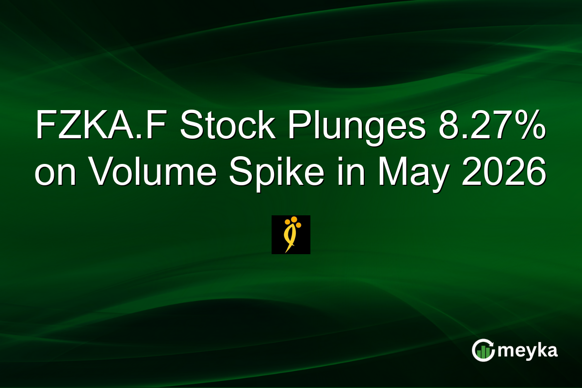 FZKA.F Stock Plunges 8.27% on Volume Spike in May 2026