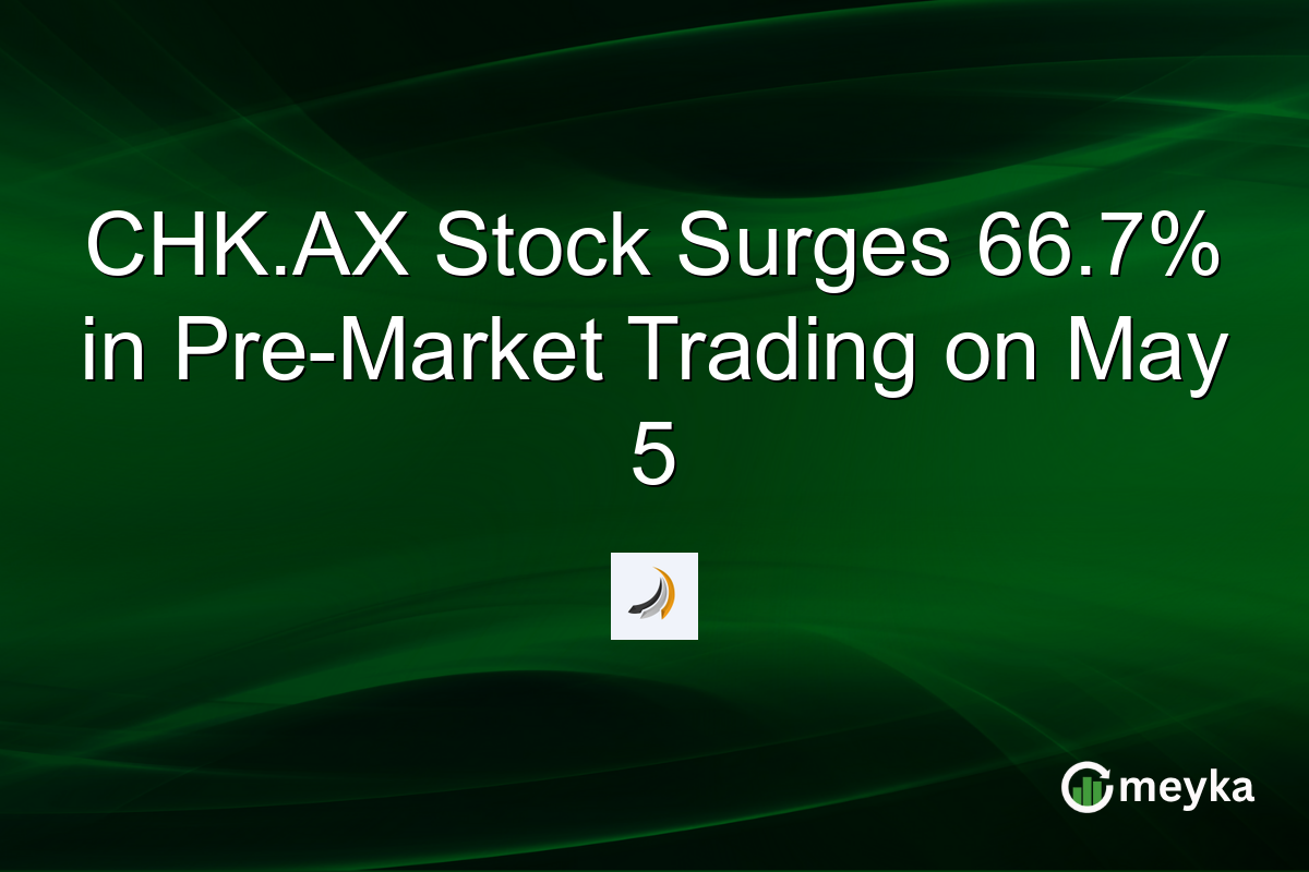 CHK.AX Stock Surges 66.7% in Pre-Market Trading on May 5