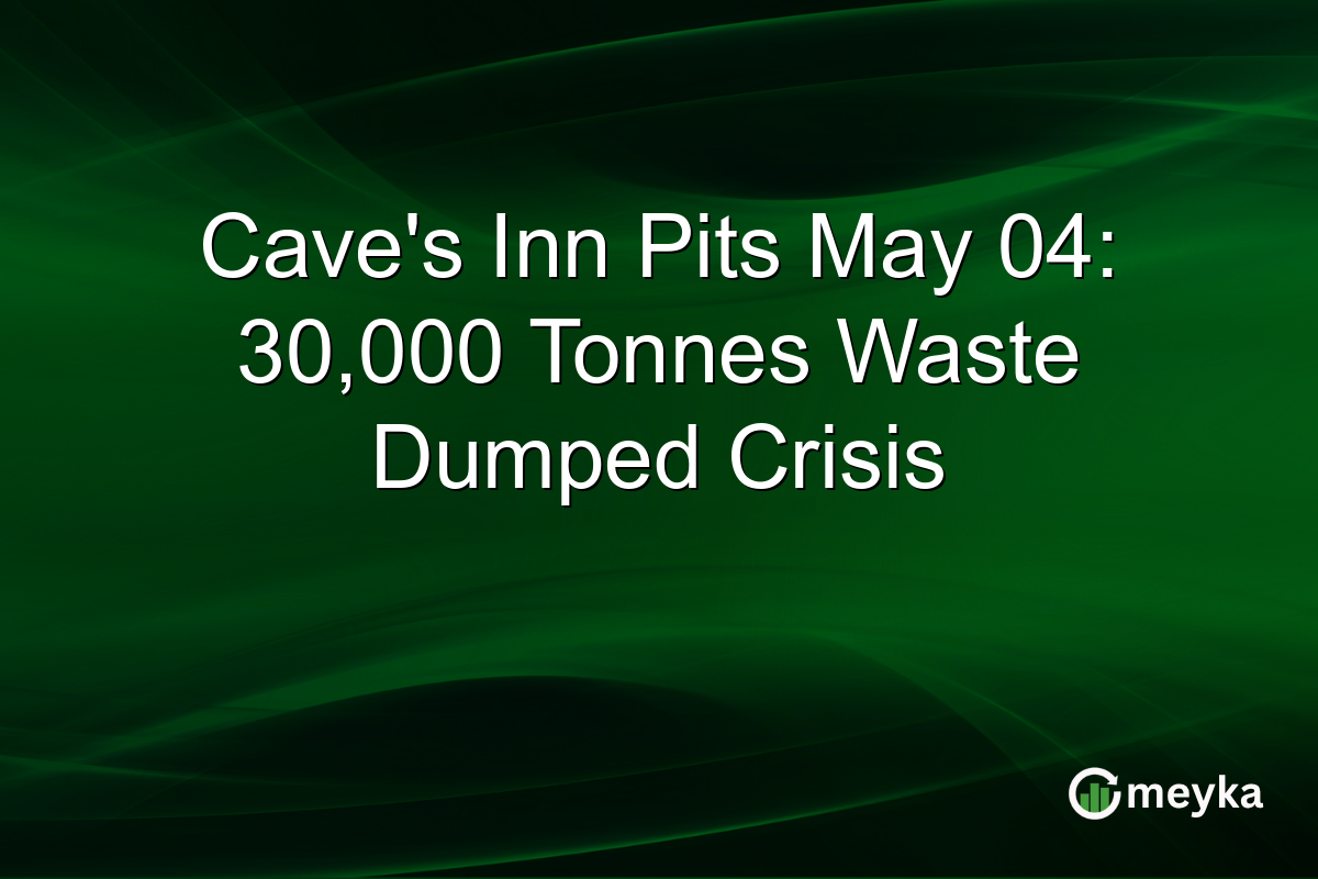 Cave’s Inn Pits May 04: 30,000 Tonnes Waste Dumped Crisis