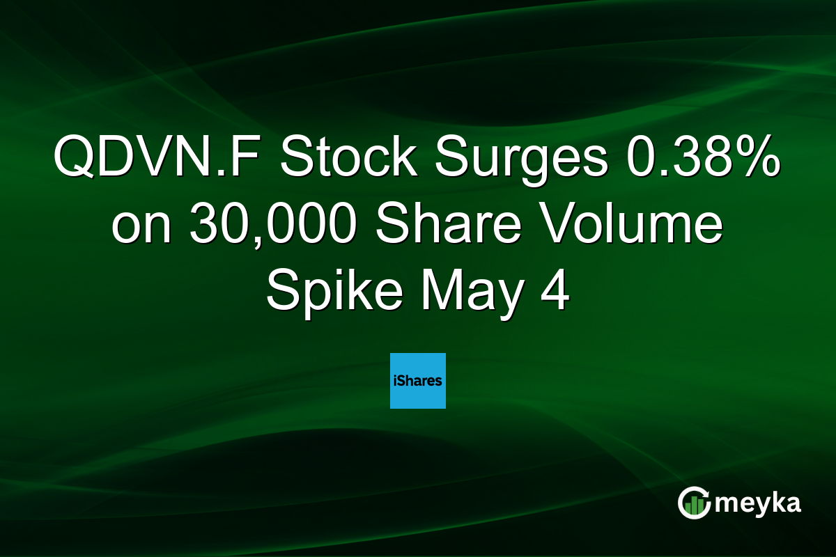 QDVN.F Stock Surges 0.38% on 30,000 Share Volume Spike May 4