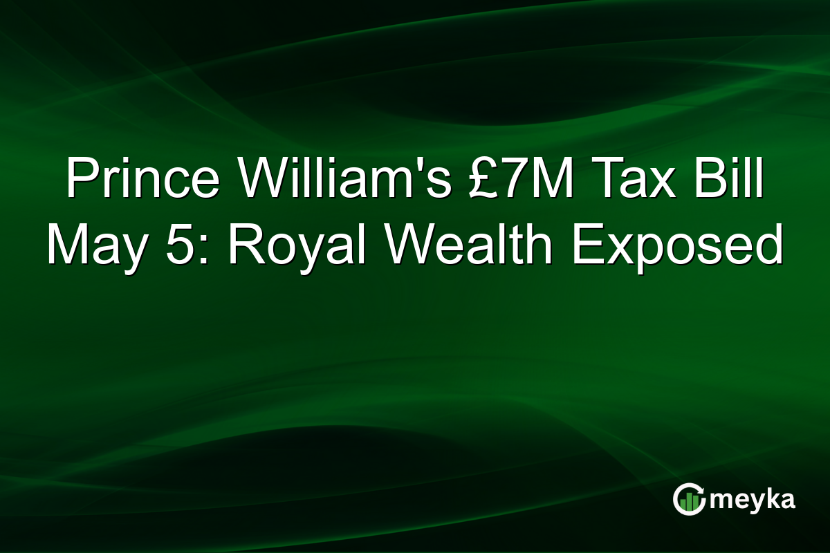 Prince William’s £7M Tax Bill May 5: Royal Wealth Exposed