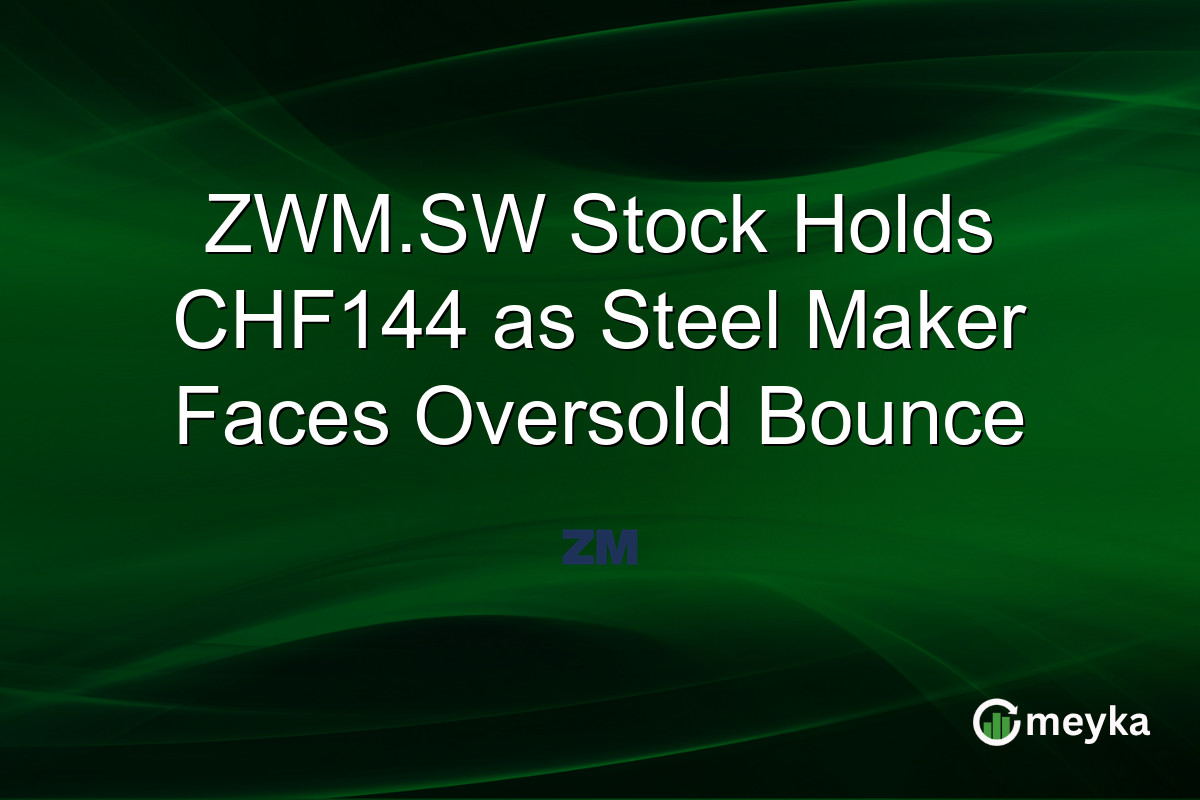 ZWM.SW Stock Holds CHF144 as Steel Maker Faces Oversold Bounce