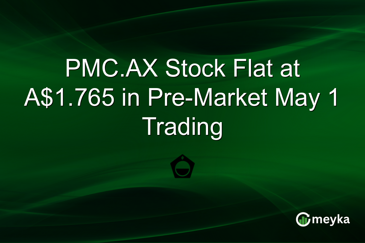 PMC.AX Stock Flat at A$1.765 in Pre-Market May 1 Trading