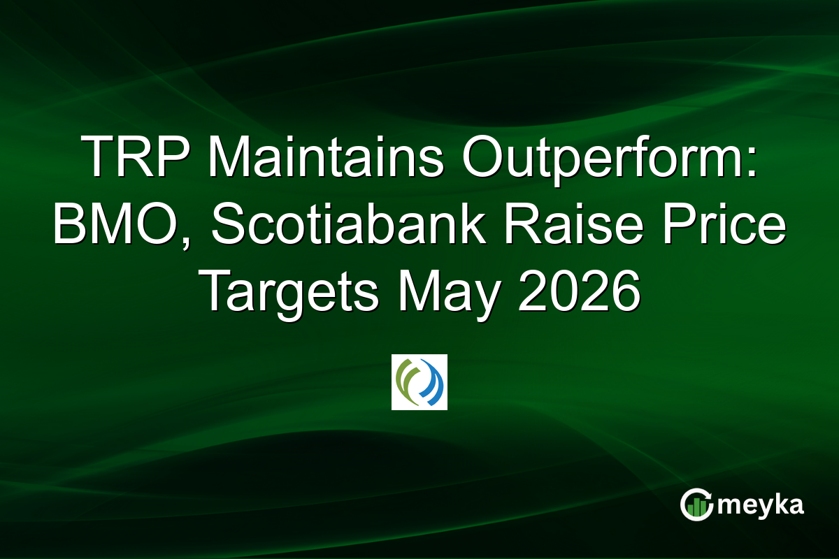 TRP Maintains Outperform: BMO, Scotiabank Raise Price Targets May 2026