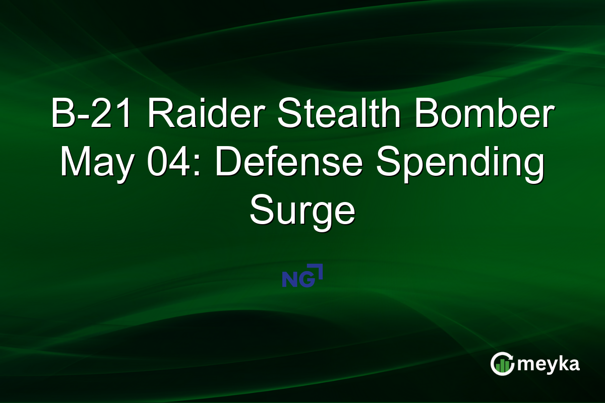 B-21 Raider Stealth Bomber May 04: Defense Spending Surge
