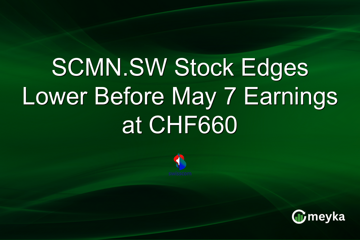 SCMN.SW Stock Edges Lower Before May 7 Earnings at CHF660