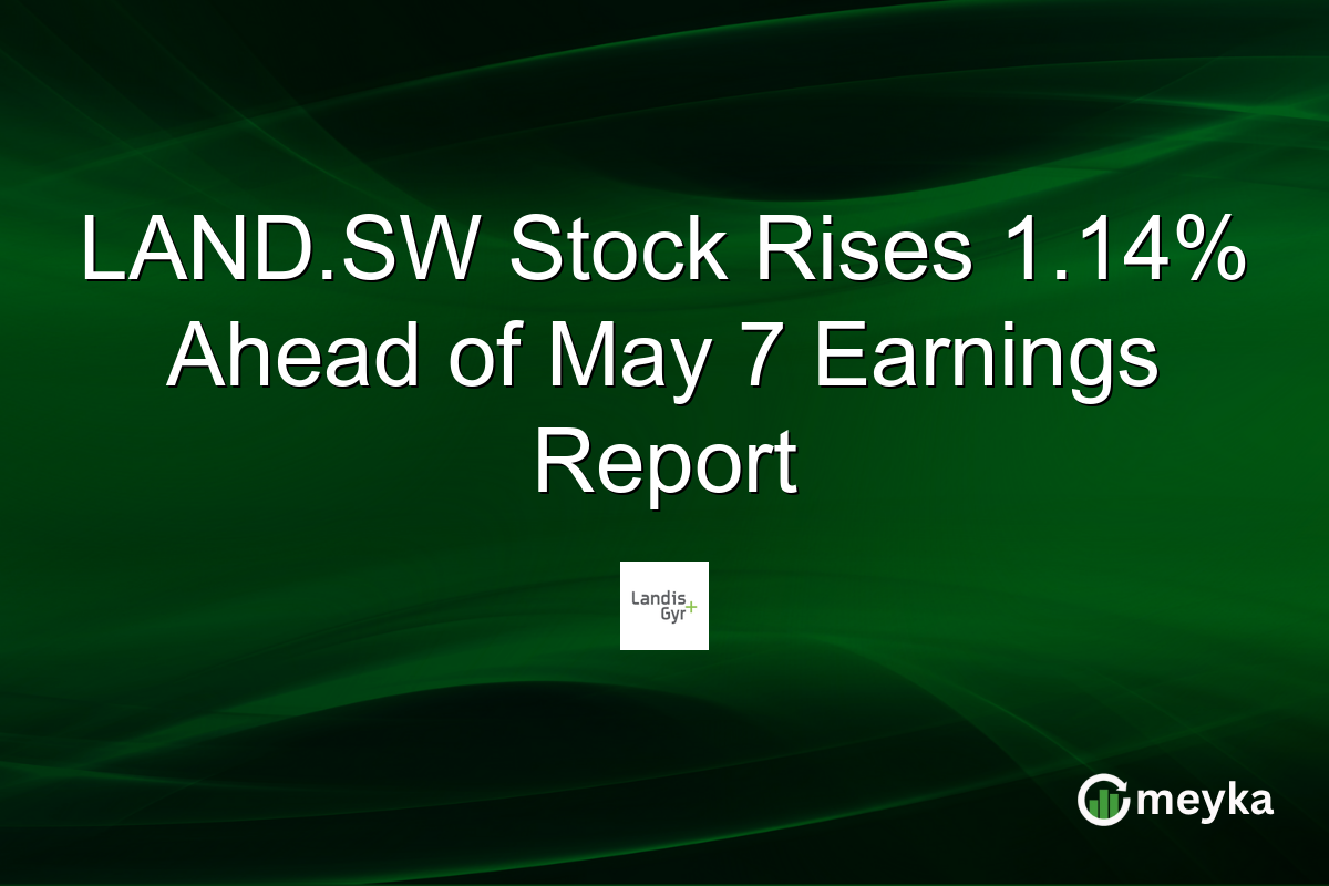LAND.SW Stock Rises 1.14% Ahead of May 7 Earnings Report