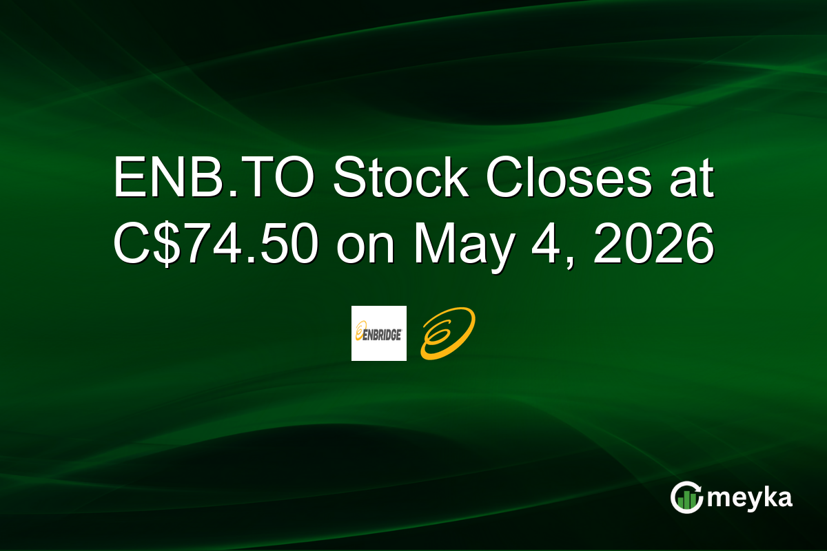 ENB.TO Stock Closes at C$74.50 on May 4, 2026