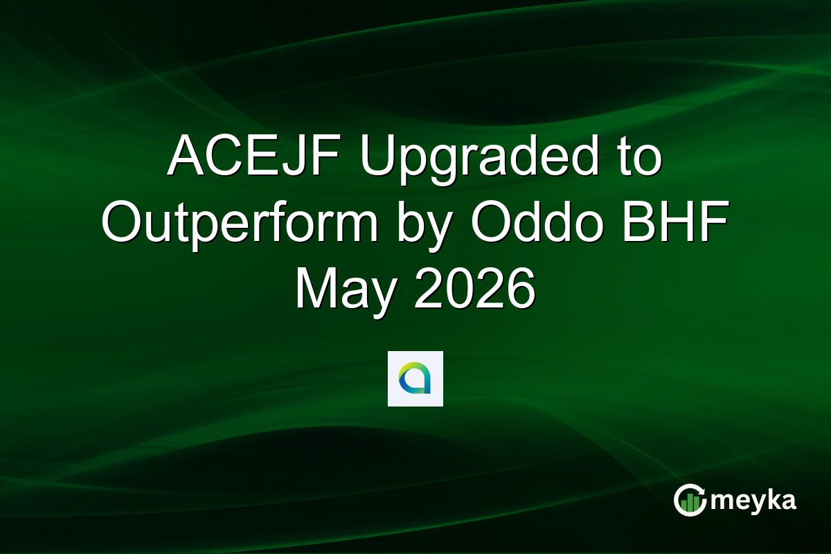 ACEJF Upgraded to Outperform by Oddo BHF May 2026