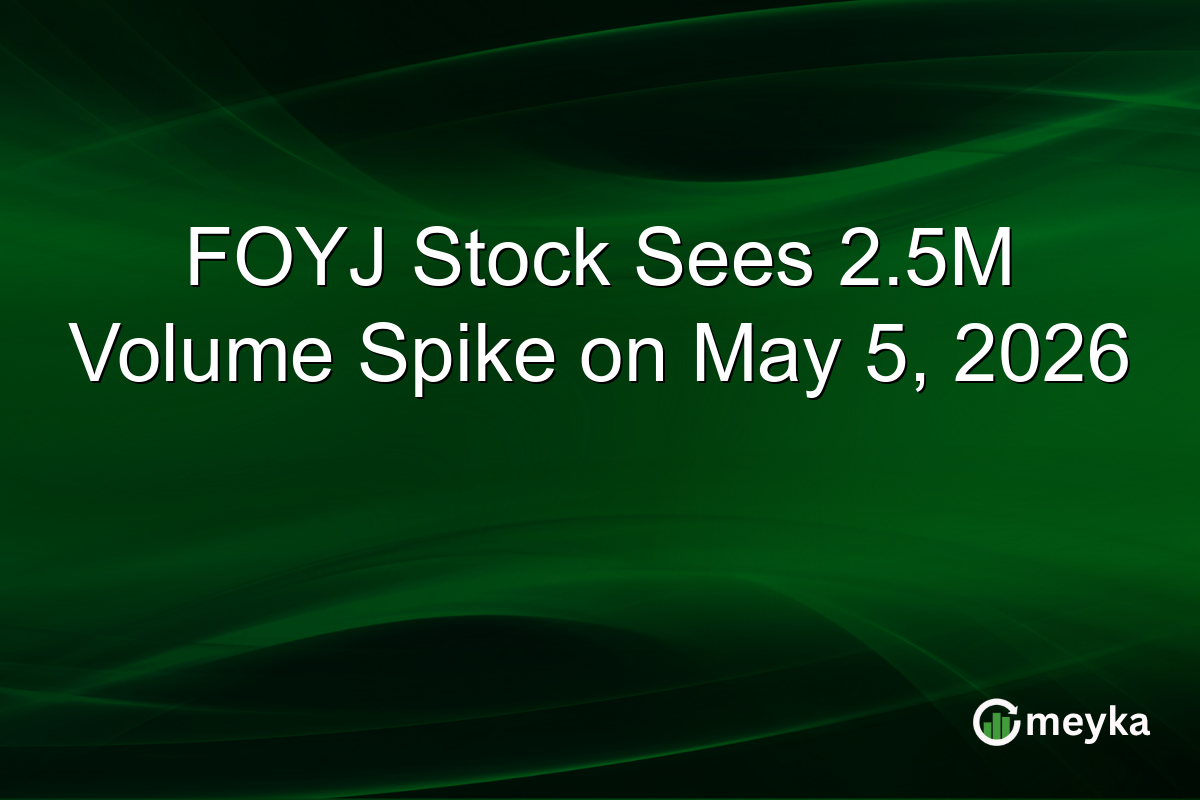 FOYJ Stock Sees 2.5M Volume Spike on May 5, 2026