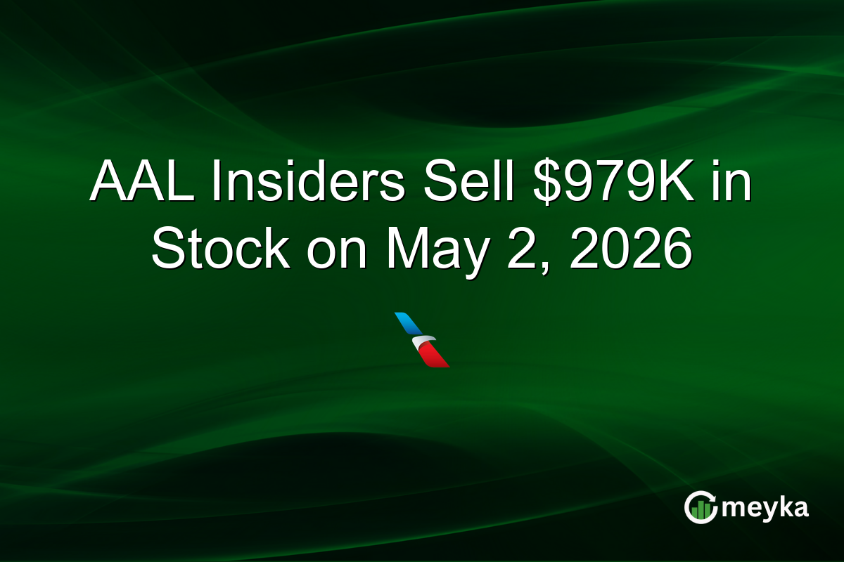 AAL Insiders Sell $979K in Stock on May 2, 2026