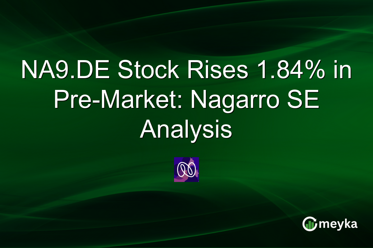 NA9.DE Stock Rises 1.84% in Pre-Market: Nagarro SE Analysis