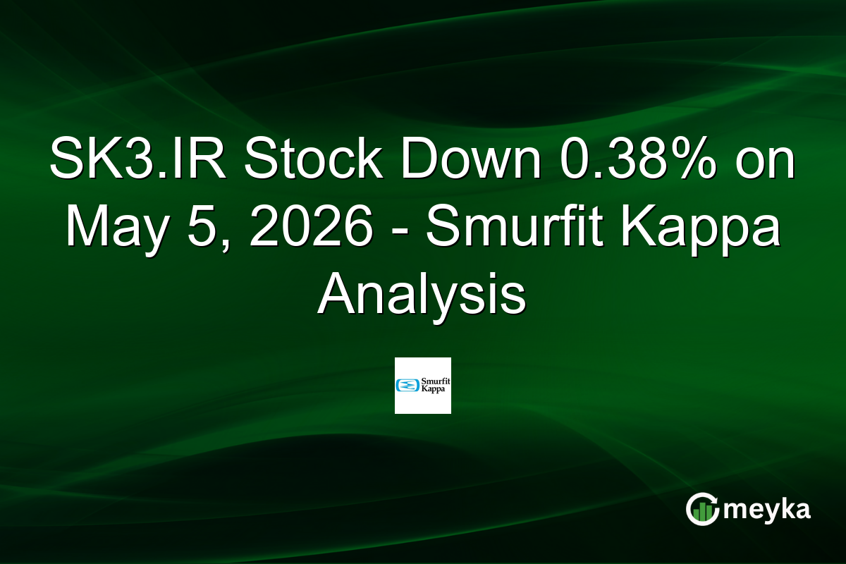 SK3.IR Stock Down 0.38% on May 5, 2026 – Smurfit Kappa Analysis
