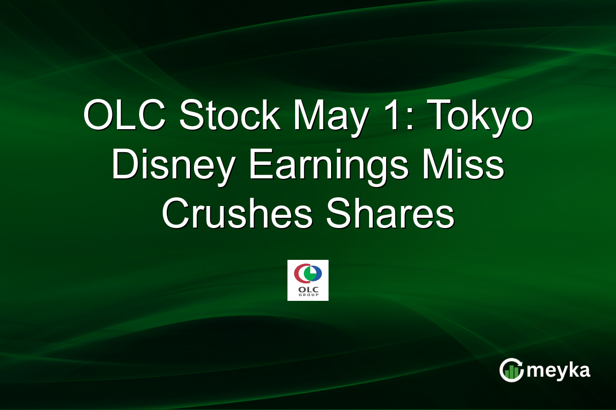 OLC Stock May 1: Tokyo Disney Earnings Miss Crushes Shares