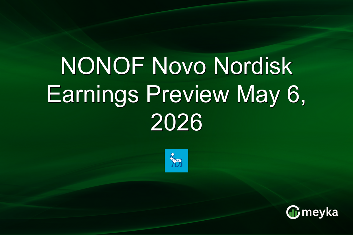 NONOF Novo Nordisk Earnings Preview May 6, 2026