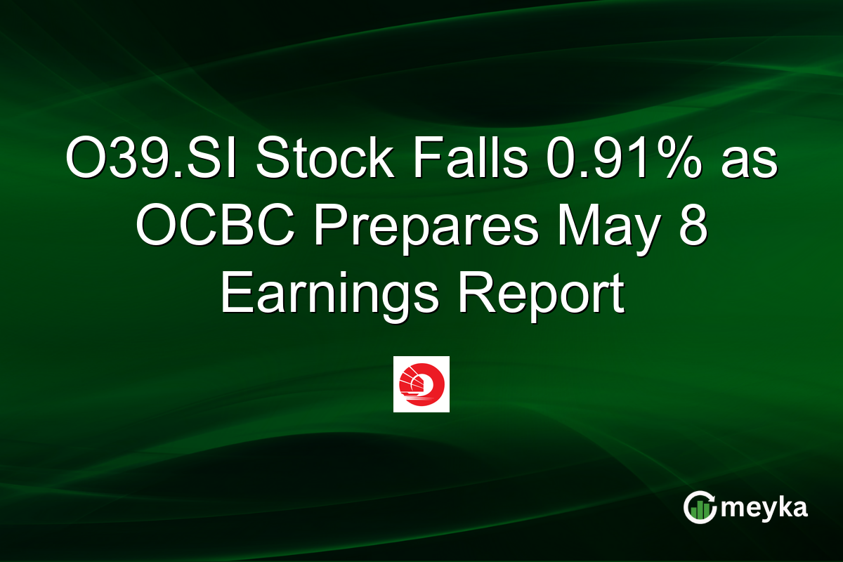 O39.SI Stock Falls 0.91% as OCBC Prepares May 8 Earnings Report