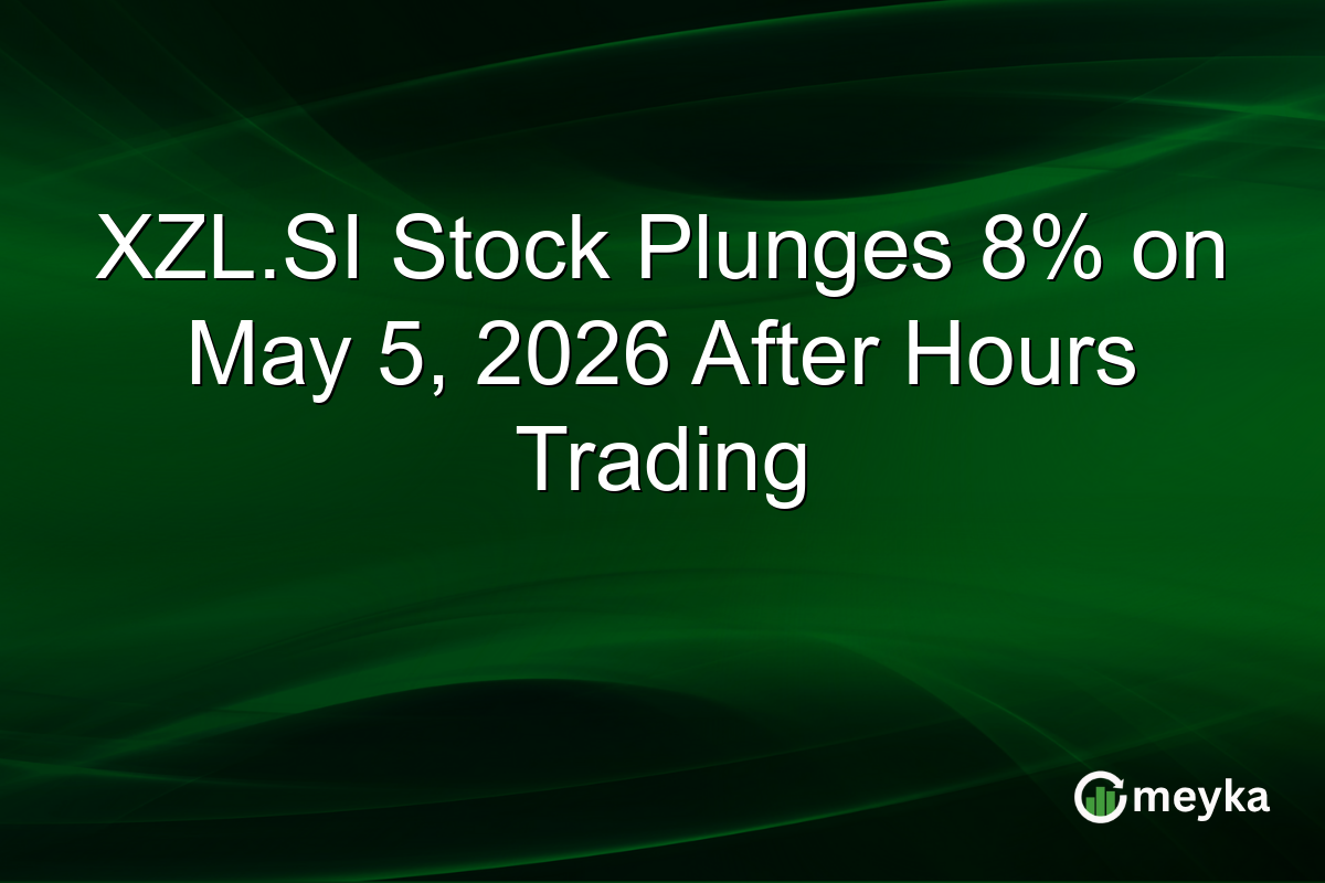 XZL.SI Stock Plunges 8% on May 5, 2026 After Hours Trading