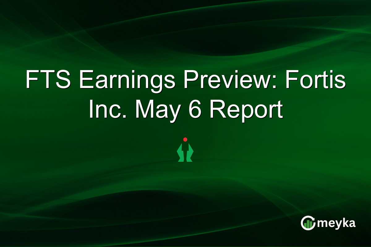FTS Earnings Preview: Fortis Inc. May 6 Report