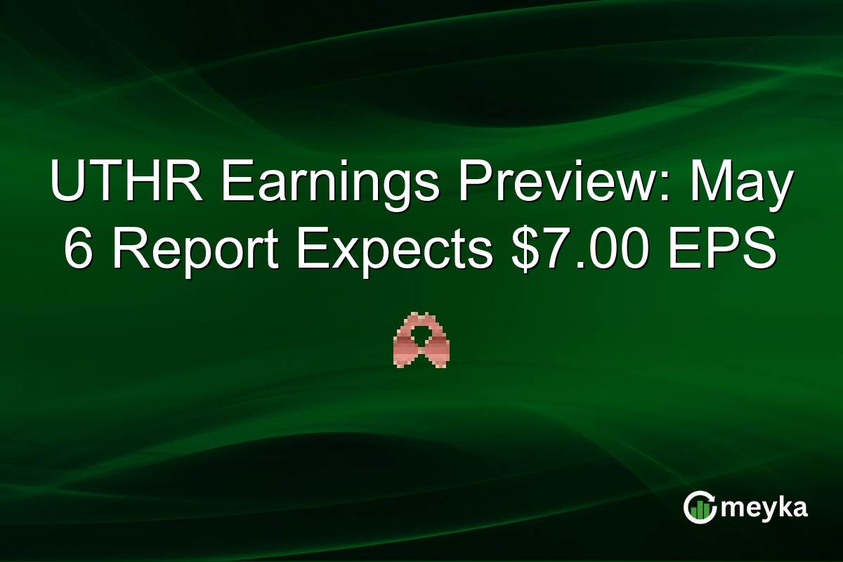 UTHR Earnings Preview: May 6 Report Expects $7.00 EPS