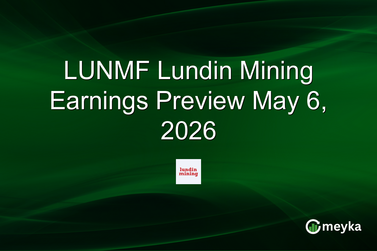 LUNMF Lundin Mining Earnings Preview May 6, 2026