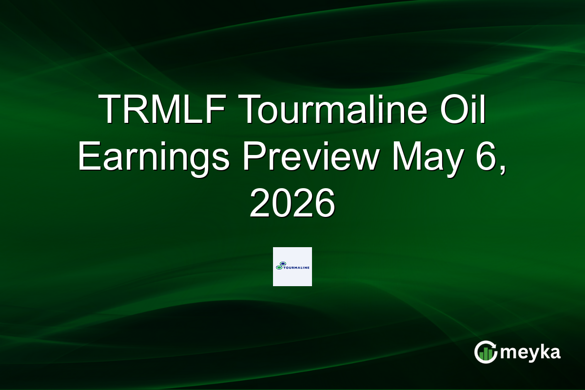 TRMLF Tourmaline Oil Earnings Preview May 6, 2026