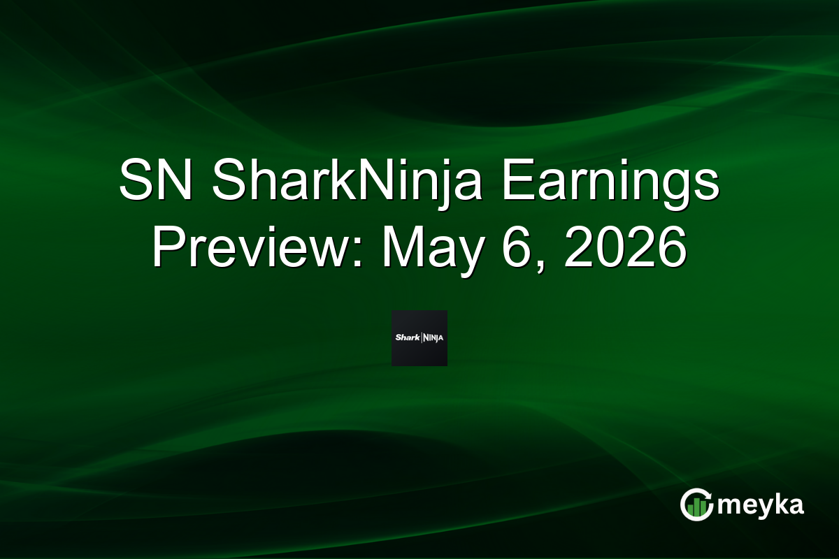 SN SharkNinja Earnings Preview: May 6, 2026