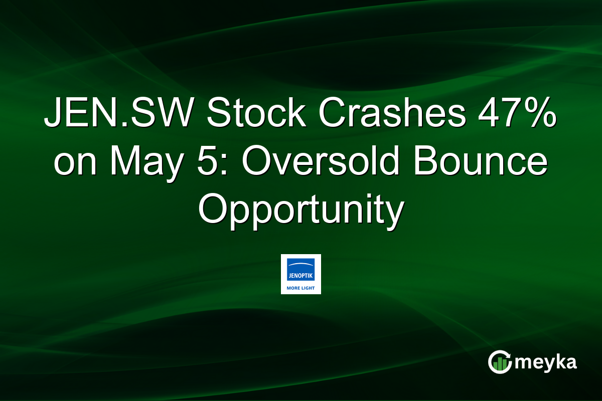 JEN.SW Stock Crashes 47% on May 5: Oversold Bounce Opportunity