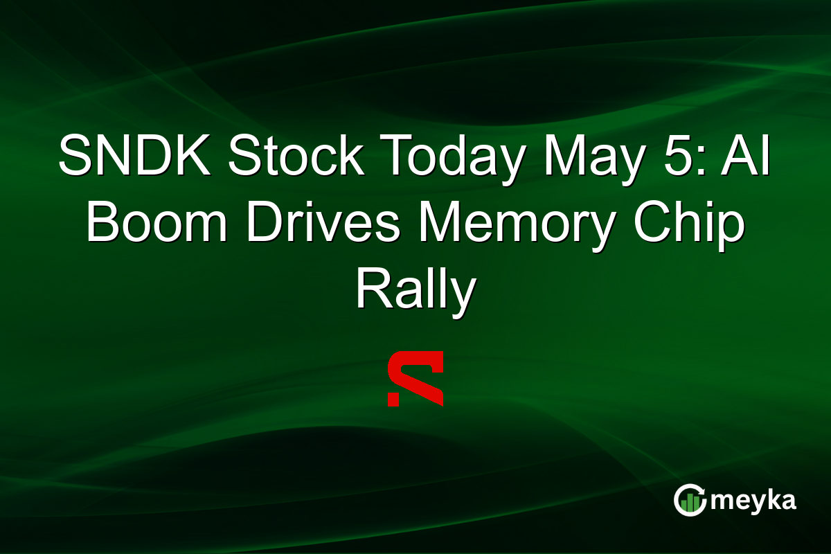 SNDK Stock Today May 5: AI Boom Drives Memory Chip Rally