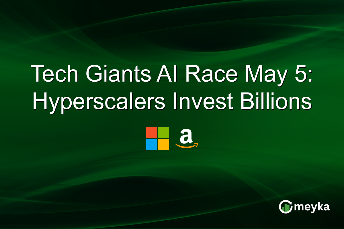 Tech Giants AI Race May 5: Hyperscalers Invest Billions