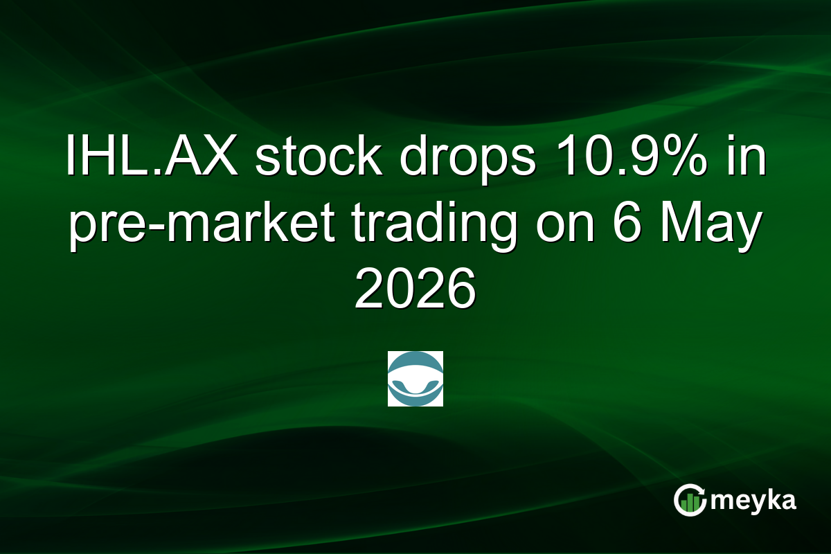 IHL.AX stock drops 10.9% in pre-market trading on 6 May 2026