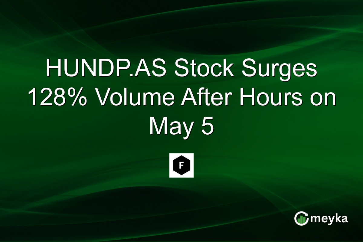 HUNDP.AS Stock Surges 128% Volume After Hours on May 5