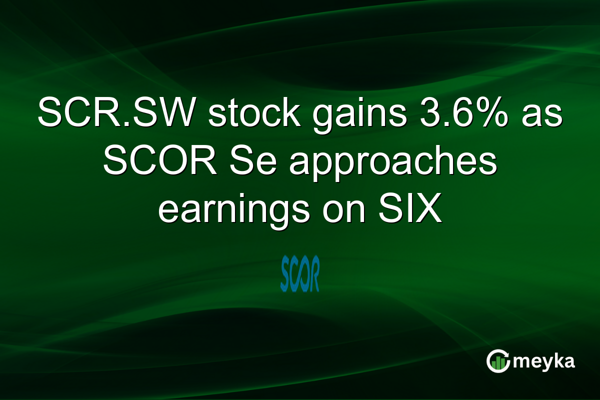 SCR.SW stock gains 3.6% as SCOR Se approaches earnings on SIX