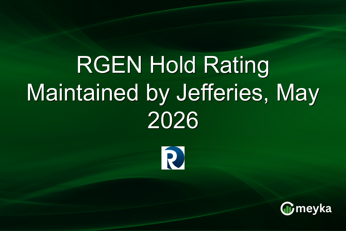 RGEN Hold Rating Maintained by Jefferies, May 2026