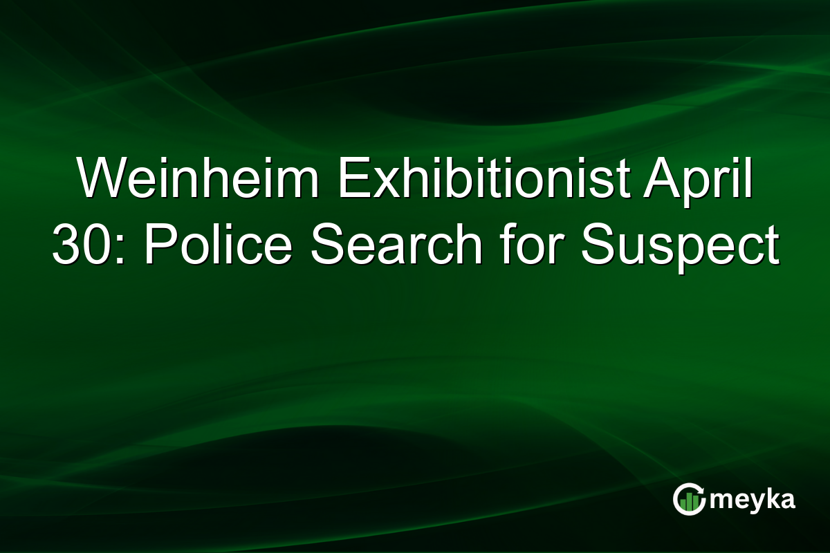 Weinheim Exhibitionist April 30: Police Search for Suspect