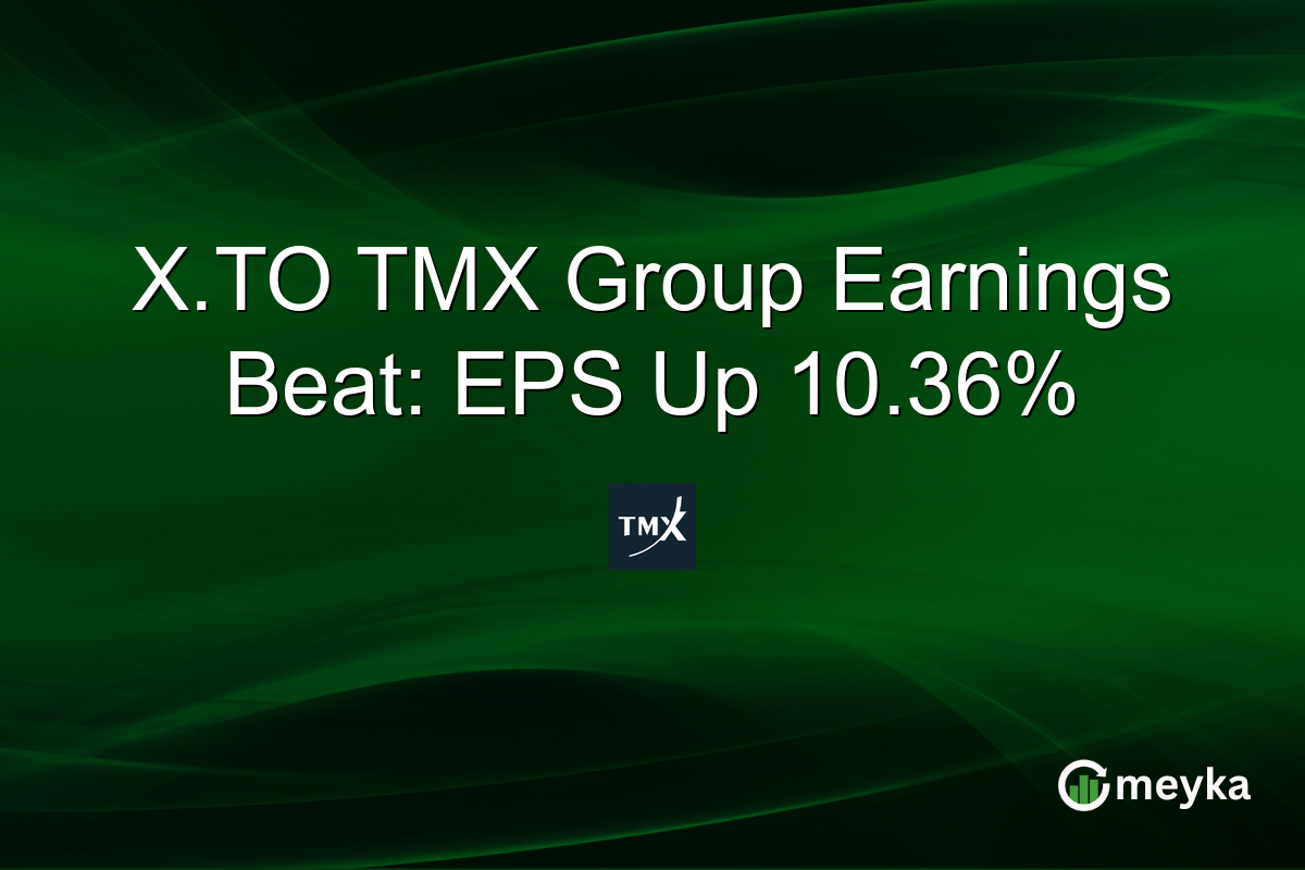 X.TO TMX Group Earnings Beat: EPS Up 10.36%