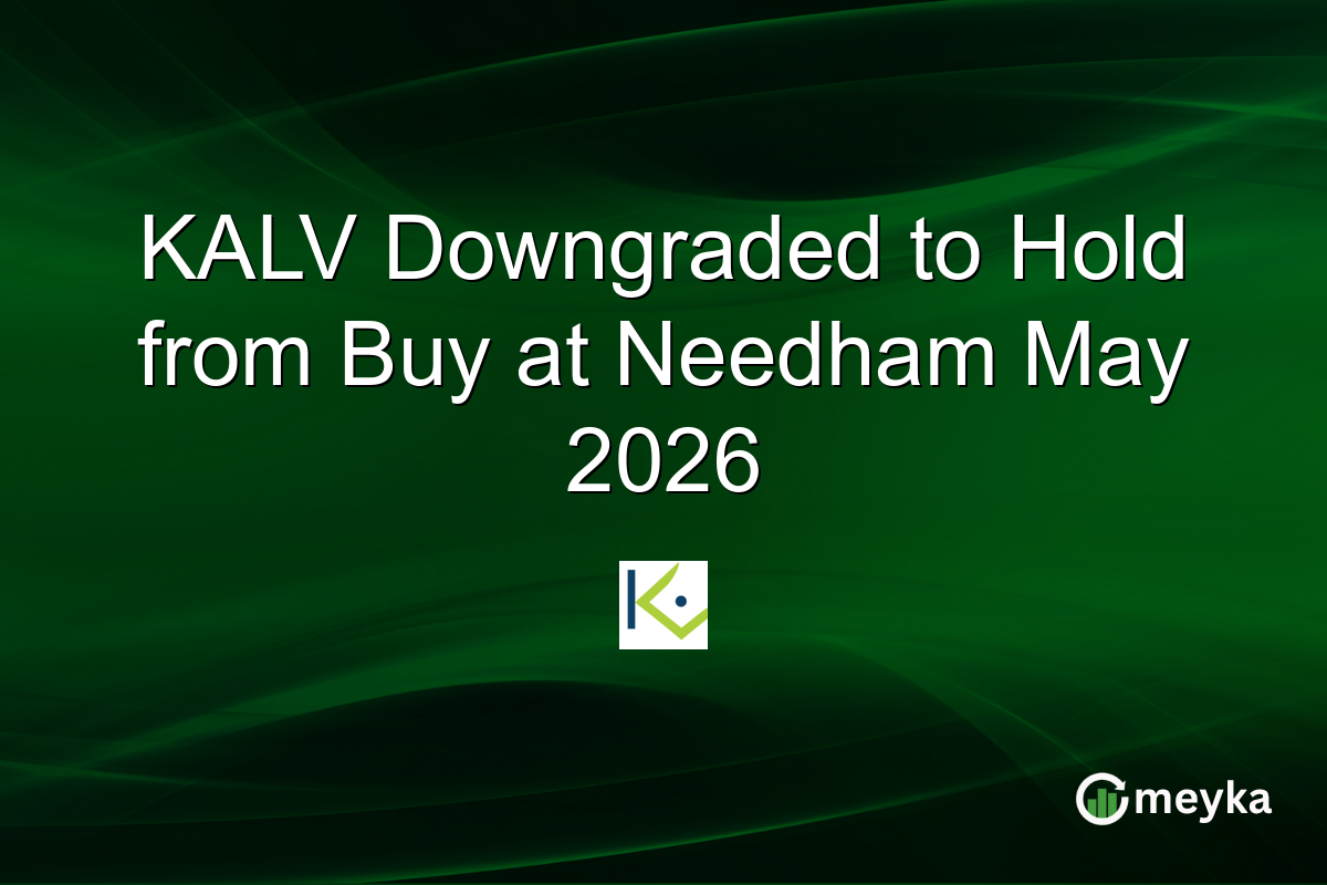 KALV Downgraded to Hold from Buy at Needham May 2026