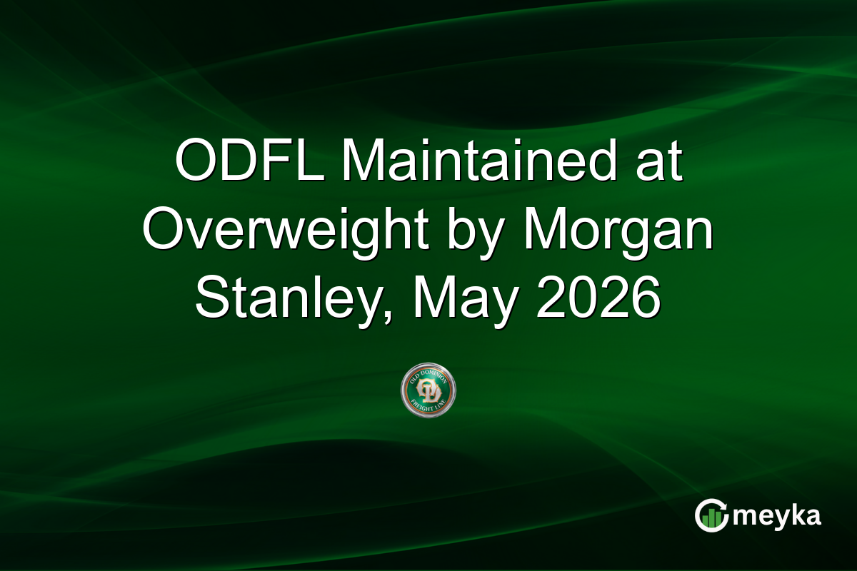 ODFL Maintained at Overweight by Morgan Stanley, May 2026