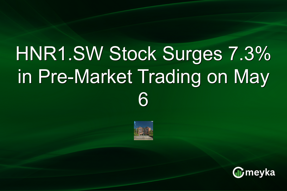 HNR1.SW Stock Surges 7.3% in Pre-Market Trading on May 6