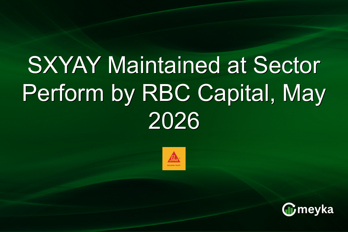 SXYAY Maintained at Sector Perform by RBC Capital, May 2026