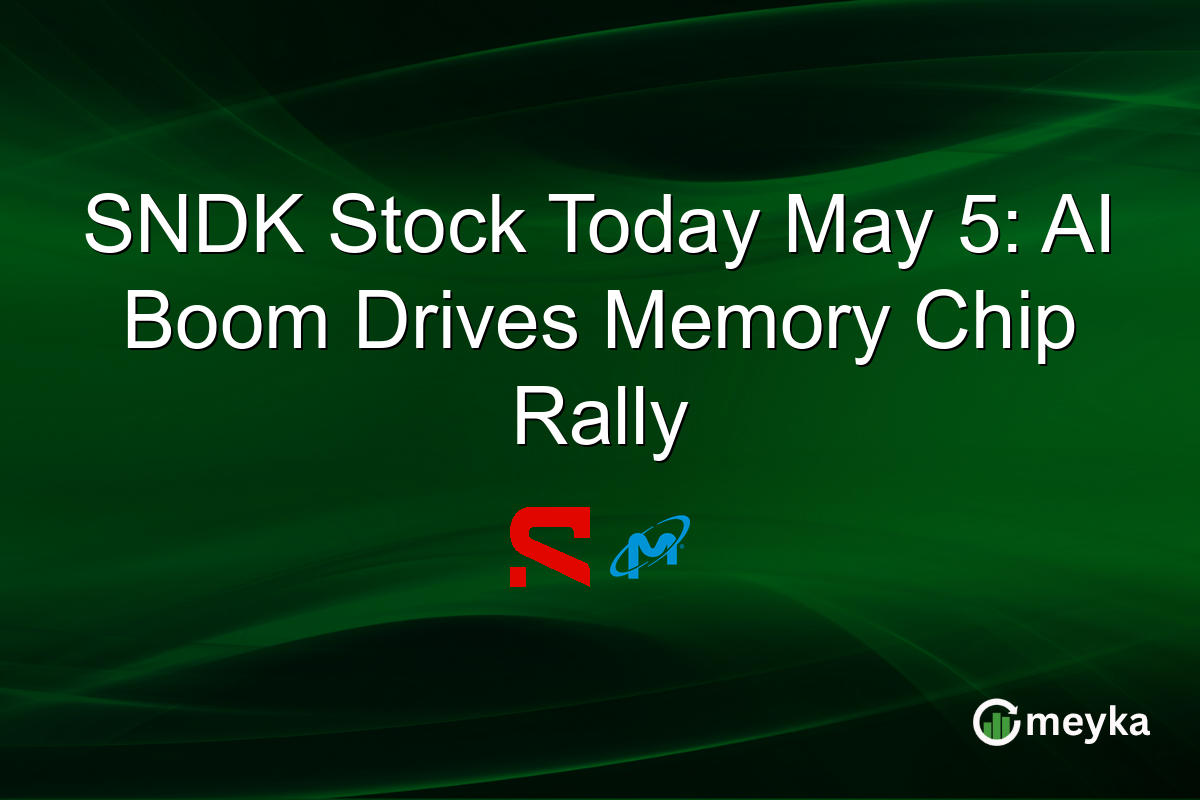 SNDK Stock Today May 5: AI Boom Drives Memory Chip Rally