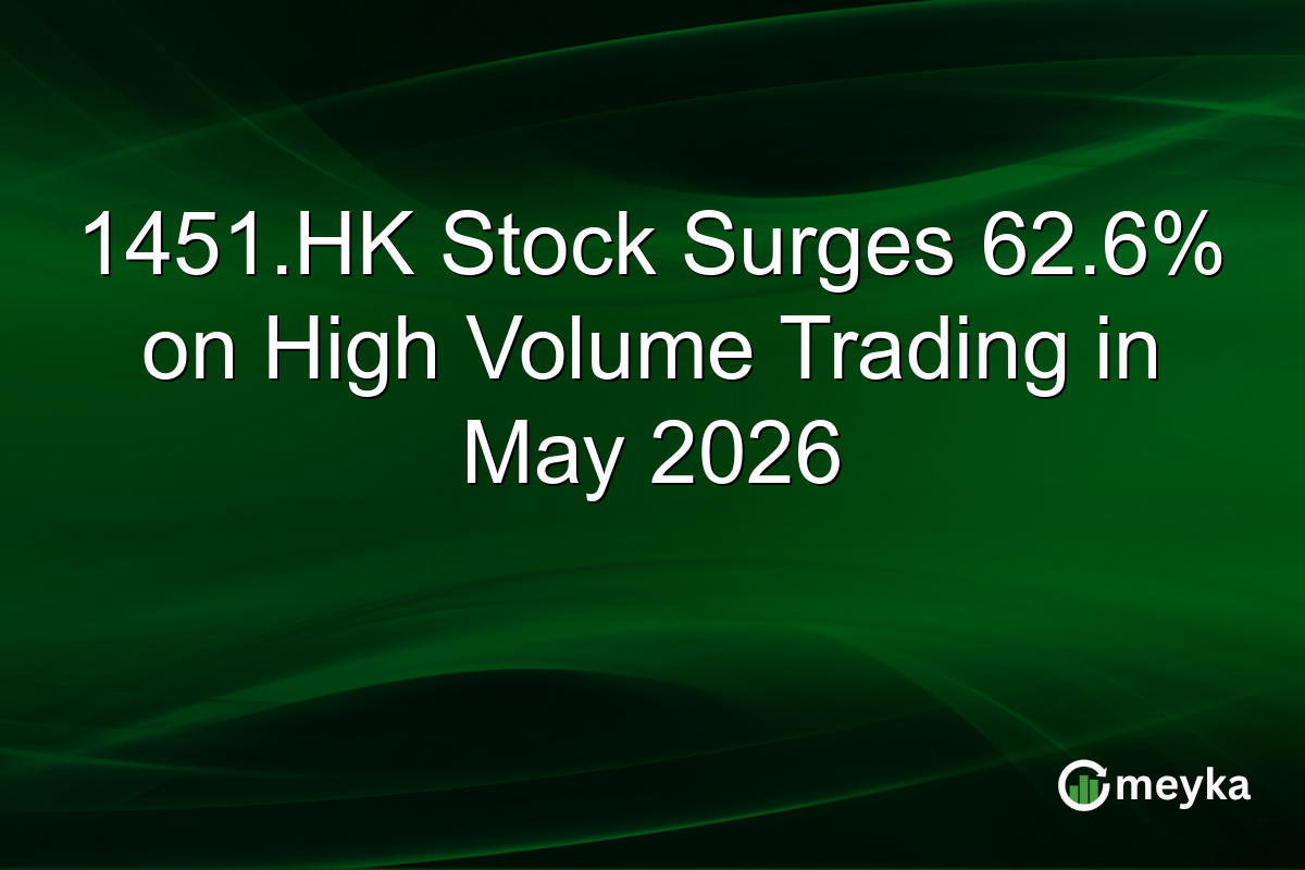 1451.HK Stock Surges 62.6% on High Volume Trading in May 2026