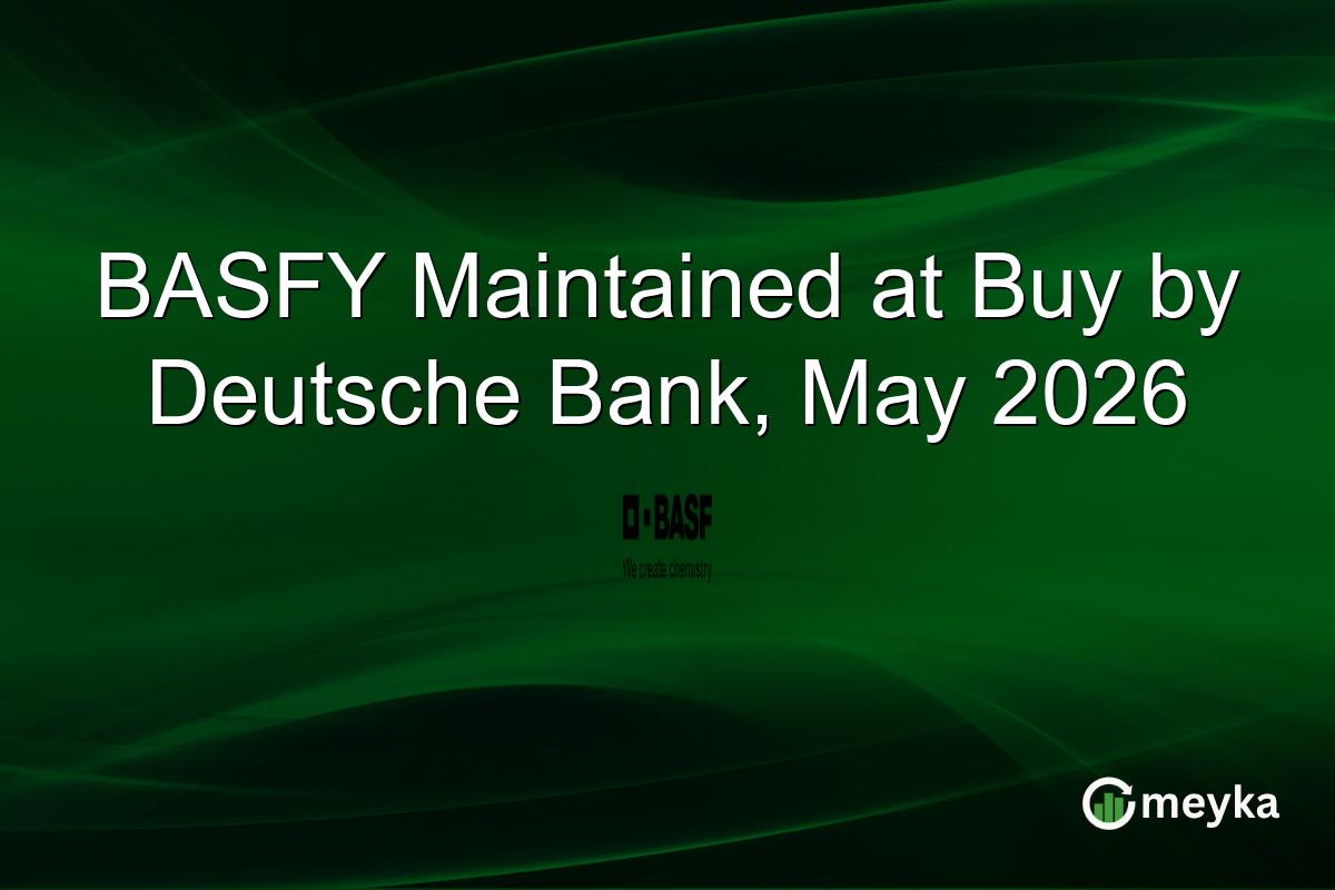 BASFY Maintained at Buy by Deutsche Bank, May 2026