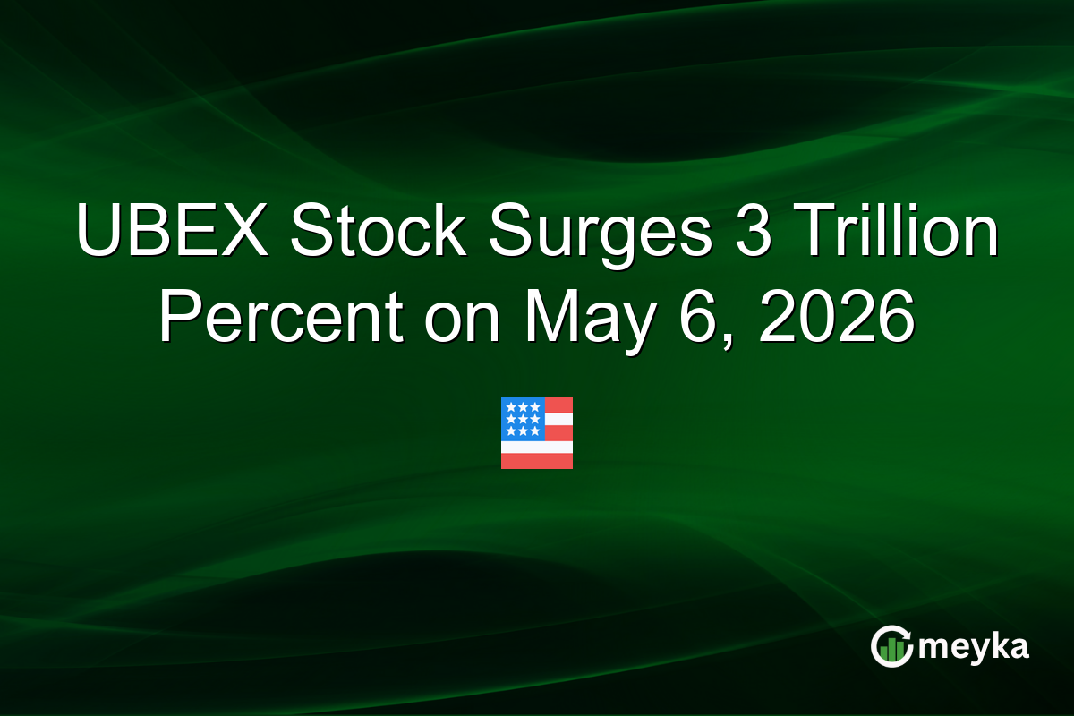 UBEX Stock Surges 3 Trillion Percent on May 6, 2026