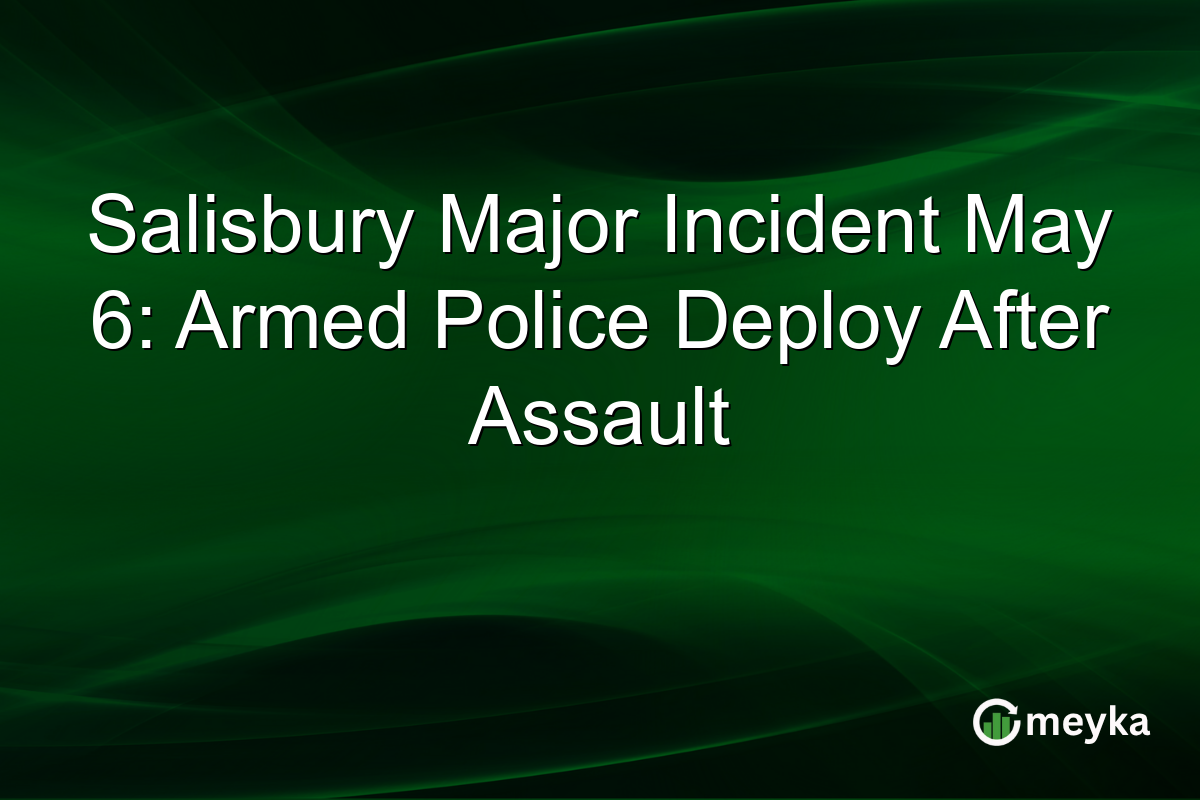 Salisbury Major Incident May 6: Armed Police Deploy After Assault
