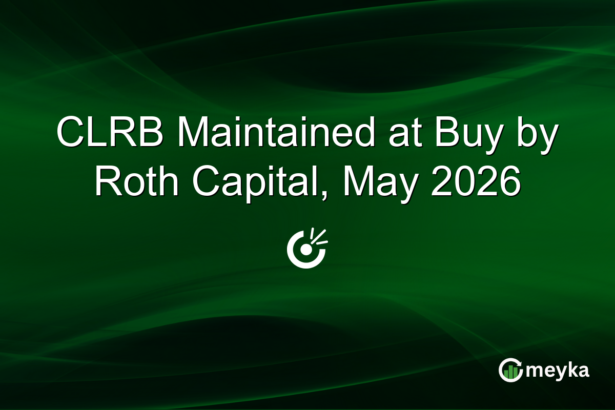 CLRB Maintained at Buy by Roth Capital, May 2026