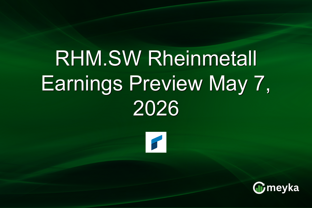 RHM.SW Rheinmetall Earnings Preview May 7, 2026