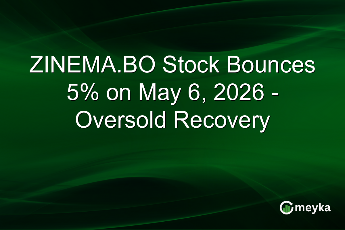 ZINEMA.BO Stock Bounces 5% on May 6, 2026 – Oversold Recovery