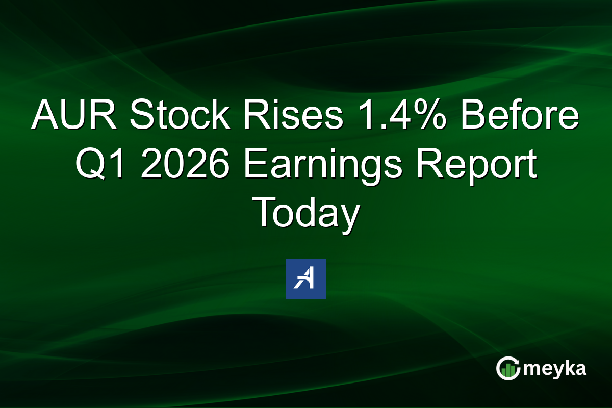 AUR Stock Rises 1.4% Before Q1 2026 Earnings Report Today