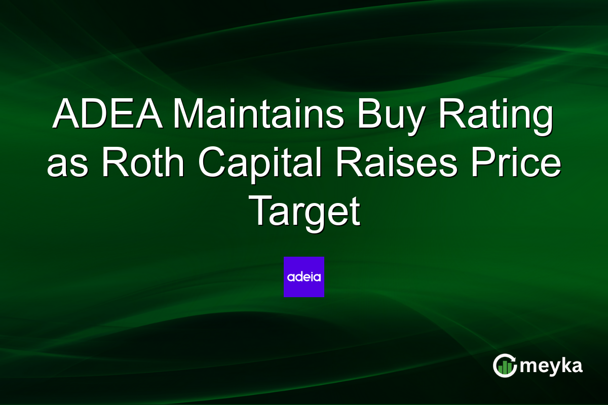 ADEA Maintains Buy Rating as Roth Capital Raises Price Target